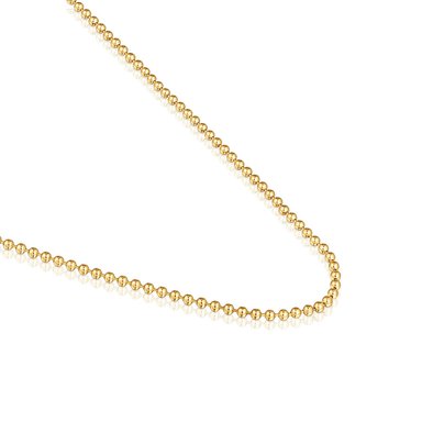 COLLAR TOUS CON BAÑO DE ORO 18 K - 3
