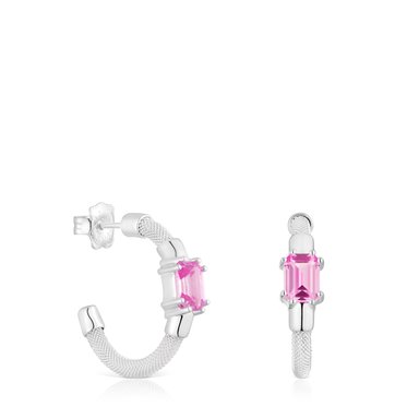 ARETE PLATA ZAFIRO ROSA TOUS MESH