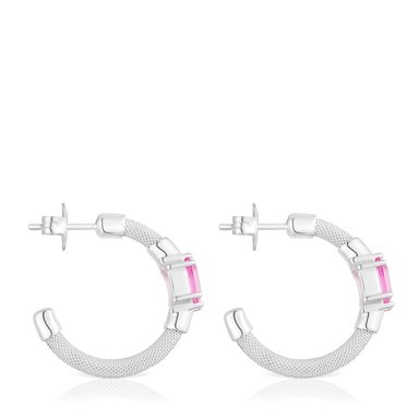 ARETE PLATA ZAFIRO ROSA TOUS MESH - 2