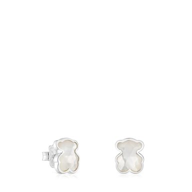 PENDIENTES PLATA 1ªLEY OSO NACAR 10MM