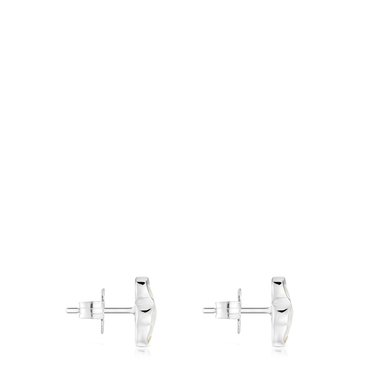 PENDIENTES PLATA 1ªLEY OSO NACAR 10MM - 2