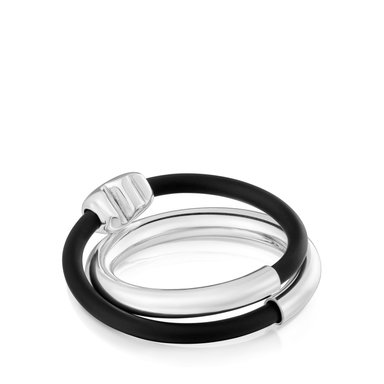 ANILLO DE PLATA OSO 1RA LEY BOLD MOTIF T12 - 3