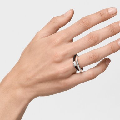 ANILLO DE PLATA OSO 1RA LEY BOLD MOTIF T12 - 5