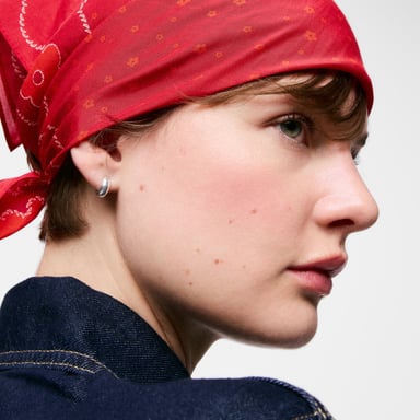 PAÑUELO CUADRADO MOTIFS PAISLEY ROJO - 3