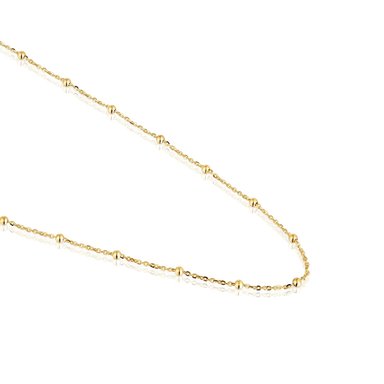 COLLAR  BAÑO ORO DE 18 KT SOBRE PLATA BASICS - 3