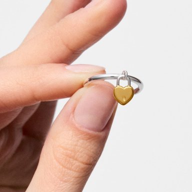 ANILLO TOUS UNLOCK MOTIVO CORAZÓN CANDADO T12 - 5