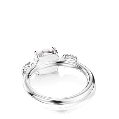 ANILLO TOUS MINI DE PLATA CON CUARZO ROSA AMAZONITA - 3