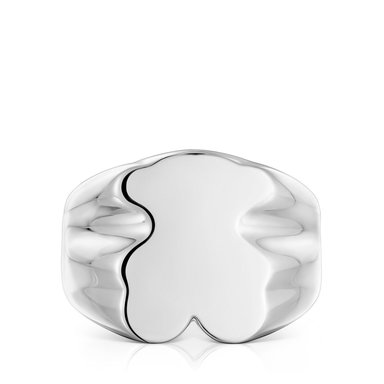 ANILLO SELLO DE PLATA OSO 15 MM SWEET DOLLS - 4