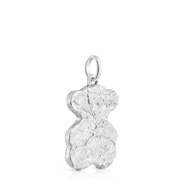 DIJE PLATA OSO TEXTURA - 2