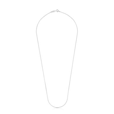 GARGANTILLA DE PLATA CON BOLAS, 58 CM CHAIN - 2
