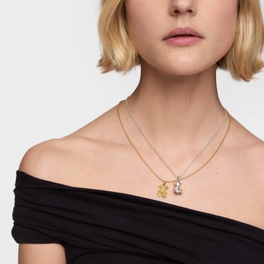 DIJE PLATA BAÑO ORO 18KT OSO - 6