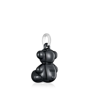 DIJE CERAMICA NEGRA/PLATA 1ªLEY OSO - 3