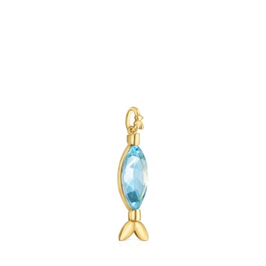 DIJE ORO 14K CON TOPACIO - 2