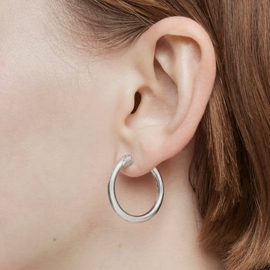 PENDIENTES ARO PEQUEÑOS DE PLATA TOUS BASICS - 6