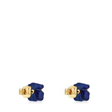 PENDIENTES OSO DE ORO Y LAPISLÁZULI TOUS 1950 - 3