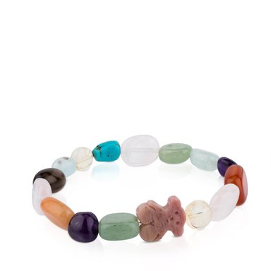 PULSERA PLATAMULTI GEMAS - 1