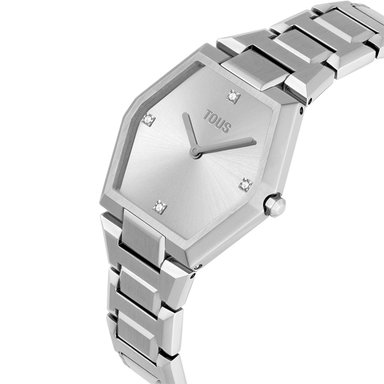 RELOJ ANALÓGICO CON BRAZALETE DE ALUMINIO KARAT - 2