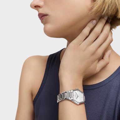 RELOJ ANALÓGICO CON BRAZALETE DE ALUMINIO KARAT - 4