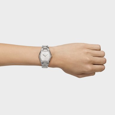 RELOJ ANALÓGICO CON BRAZALETE DE ALUMINIO KARAT - 7