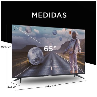 SMART TV CAIXUN 65” UHD GOOGLE TV C65V1UG - 4
