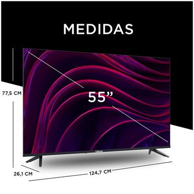 SMART TV CAIXUN LED 55' UHD 4K GOOGLE TV C55K4UG - 4