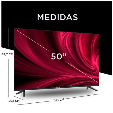 SMART TV CAIXUN 50” UHD GOOGLE TV C50K4UG - 4