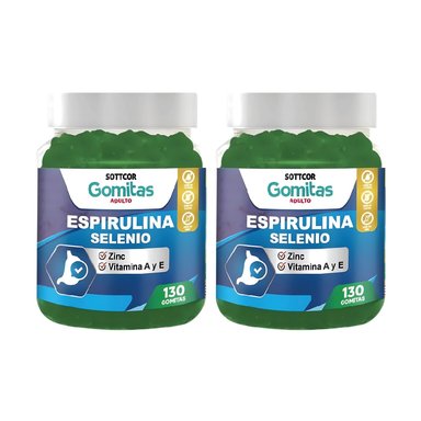 ESPIRULINA PARA ADULTOS GOMITAS 02 UNIDADES
