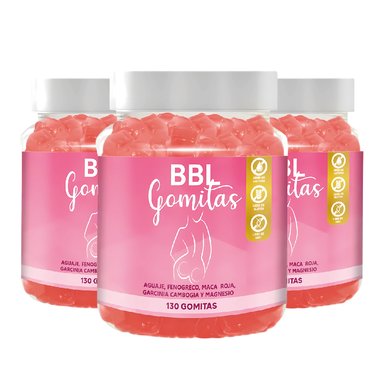 AGUAJE BBL PARA ADULTOS GOMITAS 03 UNIDADES