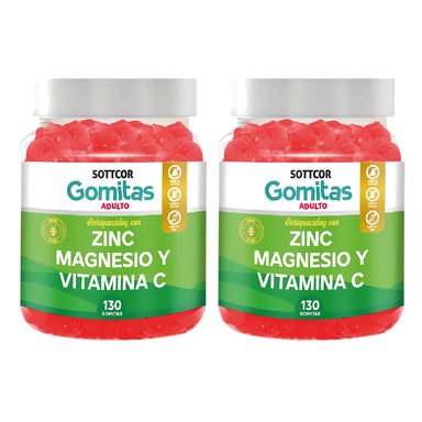 ZINC PARA ADULTOS 130 GOMITAS 02 UNIDADES
