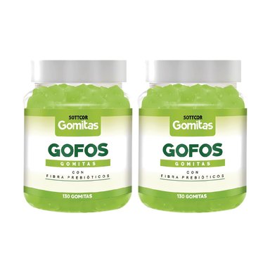 GOFOS PARA ADULTOS 130 GOMITAS 02 UNIDADES