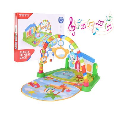 GIMNASIO 3 EN 1 INTERACTIVO CASITA PARA BEBÉ -ROSADO