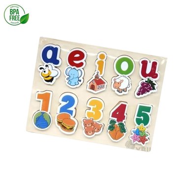ROMPECABEZA 123 Y ABC ALTO RELIEVE - 1