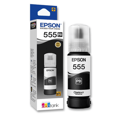 TINTA EPSON T555120 NEGRO BRILLANTE T555 FOTO 70ML
