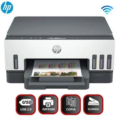 IMPRESORA MULTIFUNCIONAL HP TANK 720 SMART DÚPLEX AUTOMÁTICO - 1