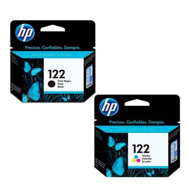 KIT TINTA HP NEGRO 122 Y TRICOLOR