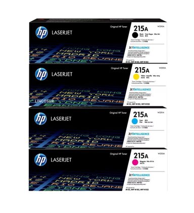 TÓNER HP NEGRO PACK 215A CYAN MAGENTA AMARILLO