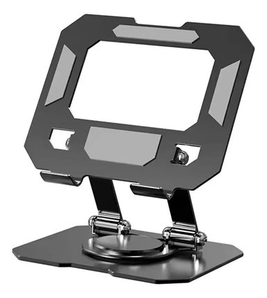 SOPORTE PARA TABLET PLEGABLE GIRATORIO DE 360 PORTATIL BASE ALUMINIO - 1