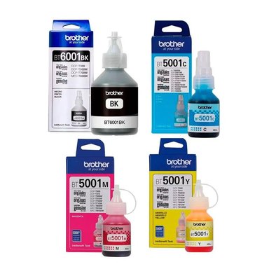 TINTAS BROTHER BT-6001BK NEGRO BT-5001 ORIGINAL