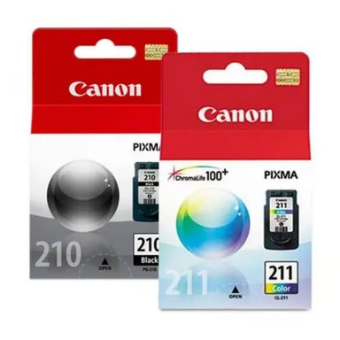 KIT TINTA CANON 210 Y 211 NEGRO Y TRICOLOR