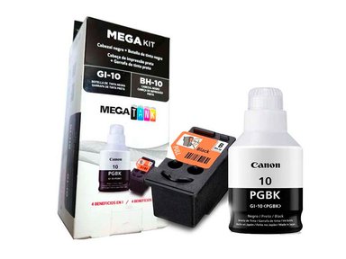 CABEZAL CANON KIT NEGRO GI-10BK + BH-10 BK