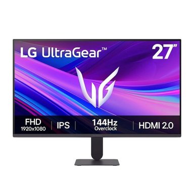 MONITOR LG 27G411A-B, 27/FHD/IPS/144HZ/HDMI/DP/USB - 1