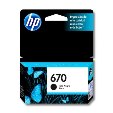 CARTUCHO HP 670 NEGRO CZ113AL - 1