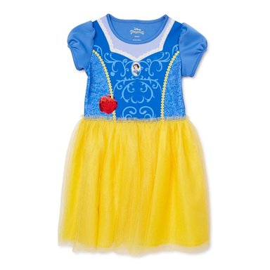 DISFRAZ NIÑA DISNEY MULTICOLOR VESTIDO BLANCA NIEVES TALLA 4 - 4X - 3
