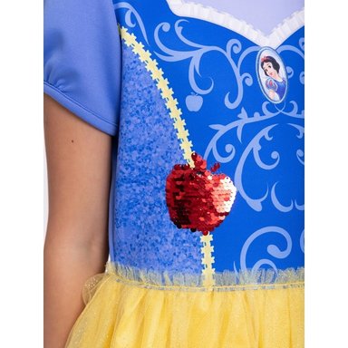 DISFRAZ NIÑA DISNEY MULTICOLOR VESTIDO BLANCA NIEVES TALLA 4 - 4X - 4