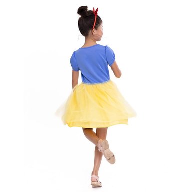DISFRAZ NIÑA DISNEY MULTICOLOR VESTIDO BLANCA NIEVES TALLA 4 - 4X - 6