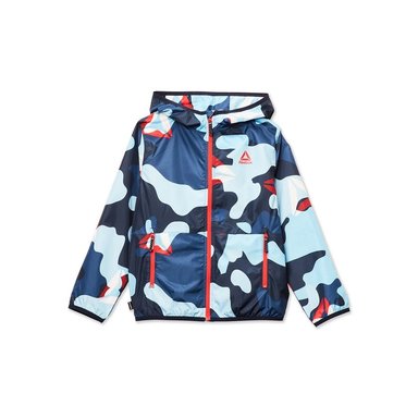 CASACA NIÑO REEBOK MULTICOLOR CAMUFALJE CORTAVIENTO ACTIVA CREMALLERA COMPLETA