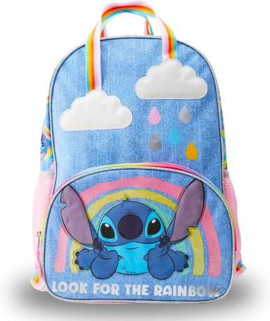 MOCHILA ESCOLAR STITCH 43 CM X 30 CM X 13 CM