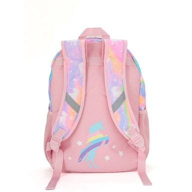 MOCHILA MULTICOLOR ESCOLAR LONCHERA Y AURICULARES UNICORNIO SET 3 PIEZAS SCHOOLYARD VIBES OFICIO - 6