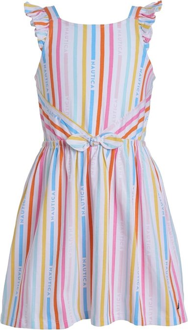 VESTIDO MIDI ALGODÓN NIÑA NAUTICA RAINBOW 5 6X