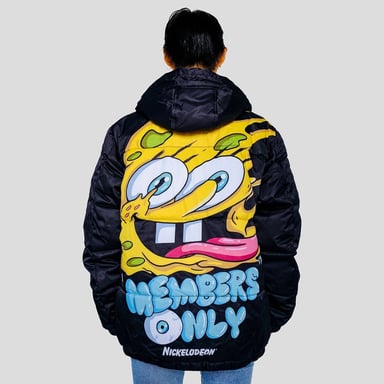 CASACA PUFFER BOB ESPONJA - MEMBERS ONLY UNISEX - 1